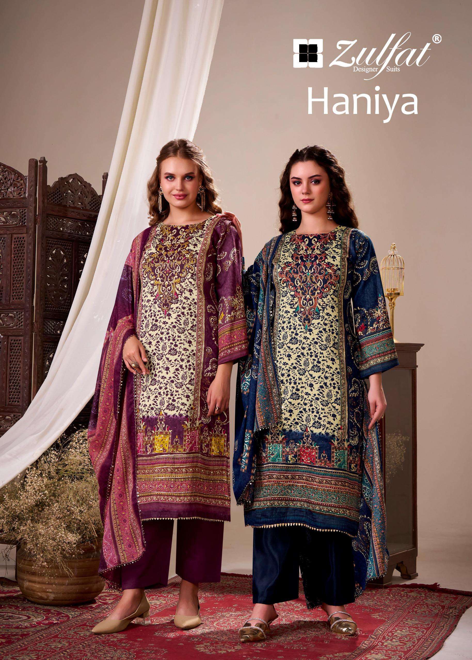 HANIYA BY ZULFAT DESIGNER SUITS